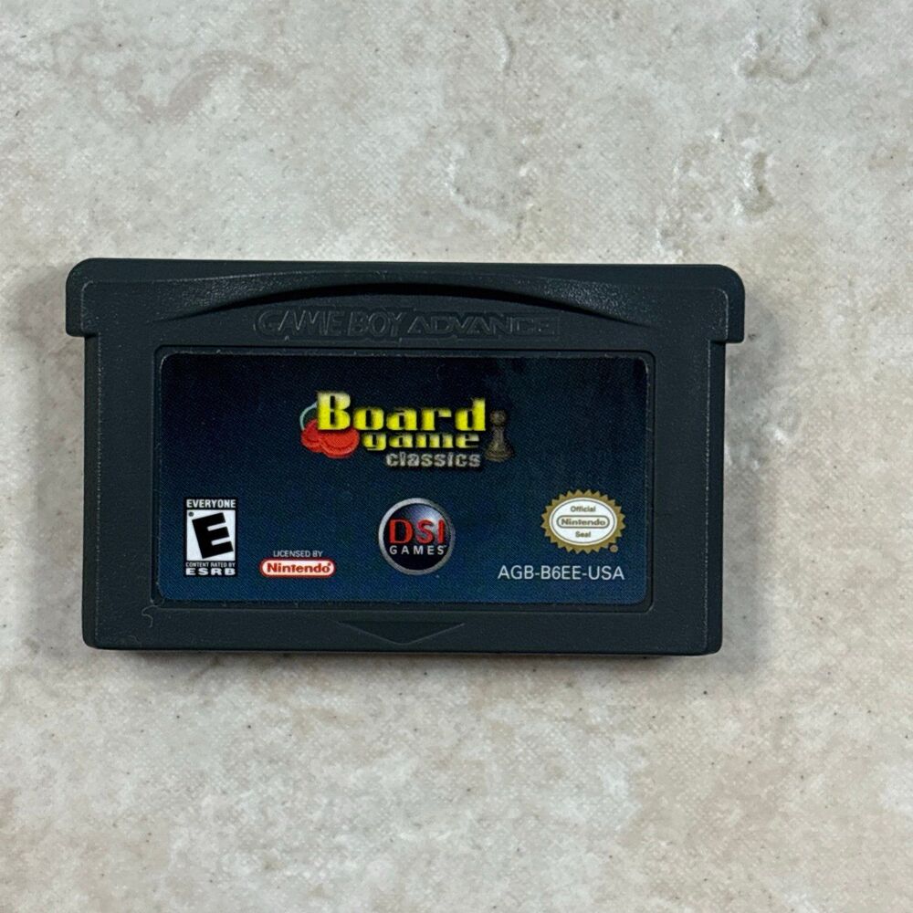 BOARD GAME CLASSICS (Nintendo Gameboy Advance) Cart Only GBA Game Boy